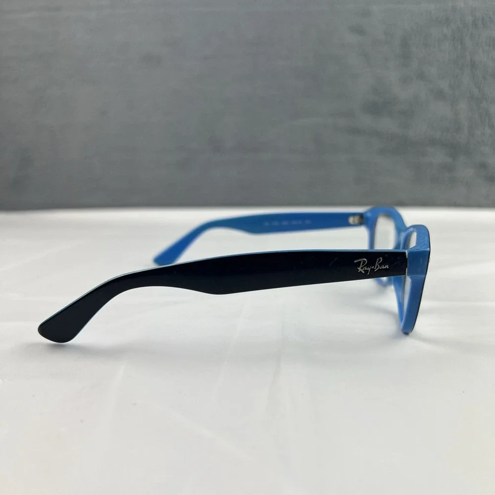 Ray-Ban Eyeglasses Youth RB 1528 3659 Black Blue Interior FRAMES ONLY 46-16-125